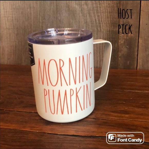 Rae Dunn Other - Rae Dunn Morning Pumpkin Stainless Steel Mug